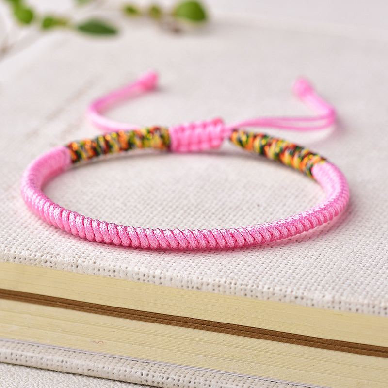 ZenHima Handwoven Tibetan Vajra Knot Bracelet – 9-Strand - ZENHIMA