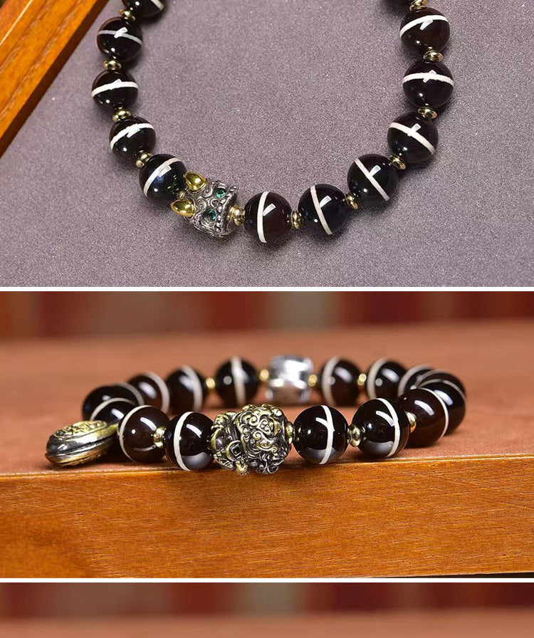 ZenHima Tibet's Natural Medicine Buddha Agate Bead Bracelet - ZENHIMA