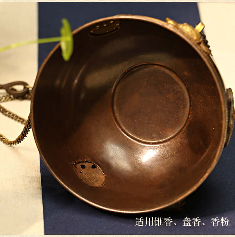 ZenHima Nepal Copper Handcrafted Tibetan Incense Burner - ZENHIMA