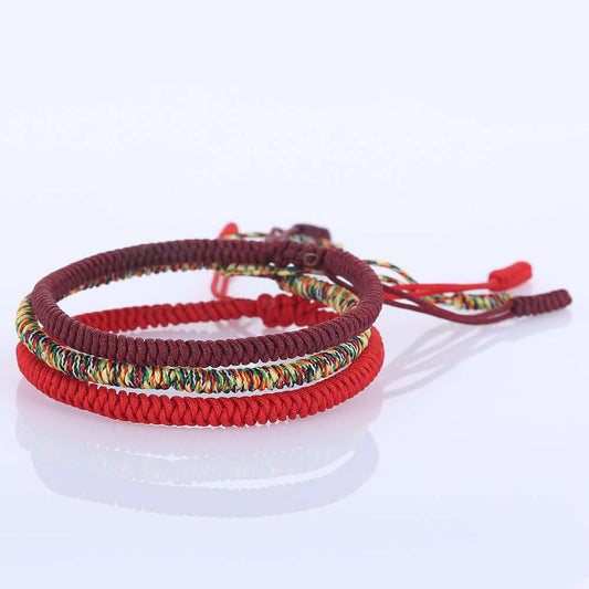 ZenHima Tibet's Hand-woven Vajra Knot Red String Bracelet - ZENHIMA