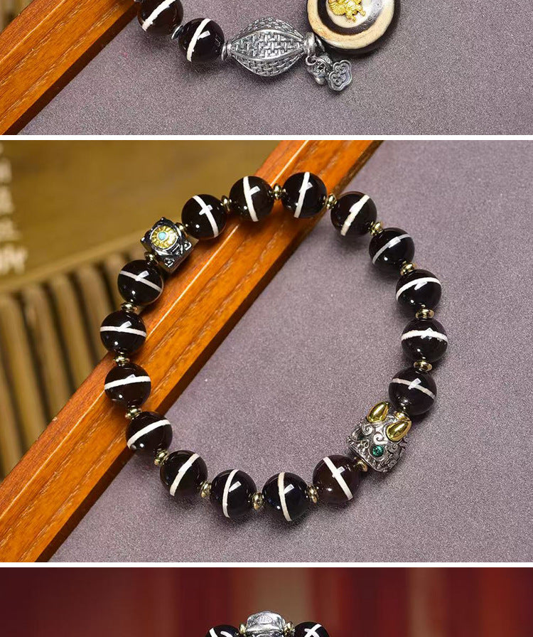 ZenHima Tibet's Natural Medicine Buddha Agate Bead Bracelet - ZENHIMA