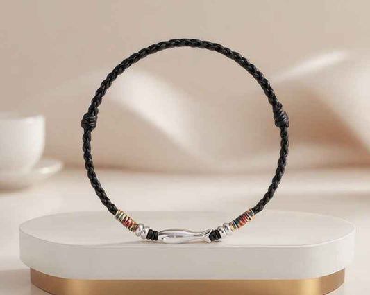 Tibetan Inspired 999 Fine Silver Lucky Bead Red String Bracelet