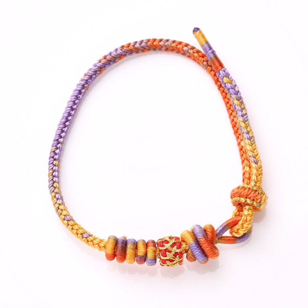 2025 Women’s Nine Purple Fire Bracelet – Natural Amethyst & Phantom Quartz Feng Shui Jewelry - ZENHIMA