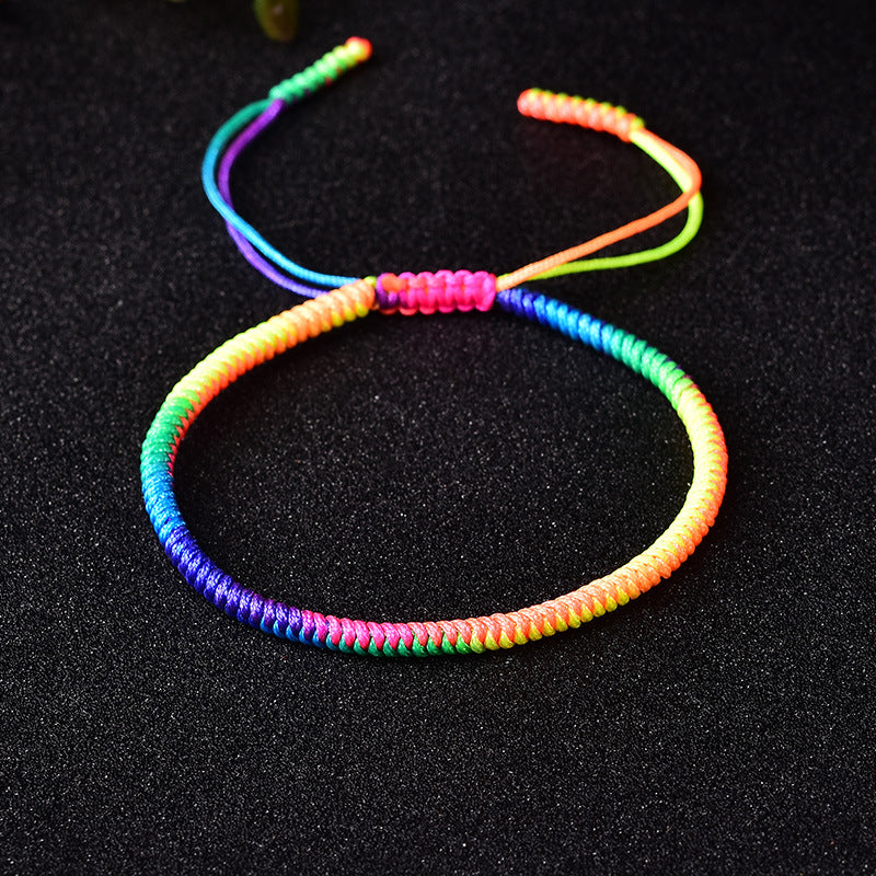 ZenHima Handwoven Tibetan Vajra Knot Bracelet – 9-Strand - ZENHIMA