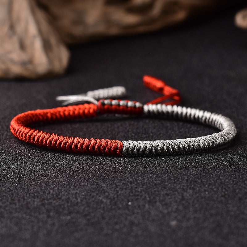 ZenHima Handwoven Tibetan Vajra Knot Bracelet – 9-Strand - ZENHIMA