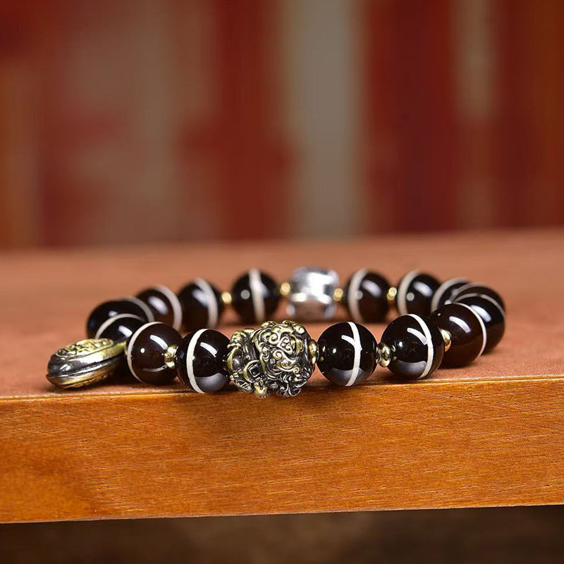 ZenHima Tibet's Natural Medicine Buddha Agate Bead Bracelet - ZENHIMA