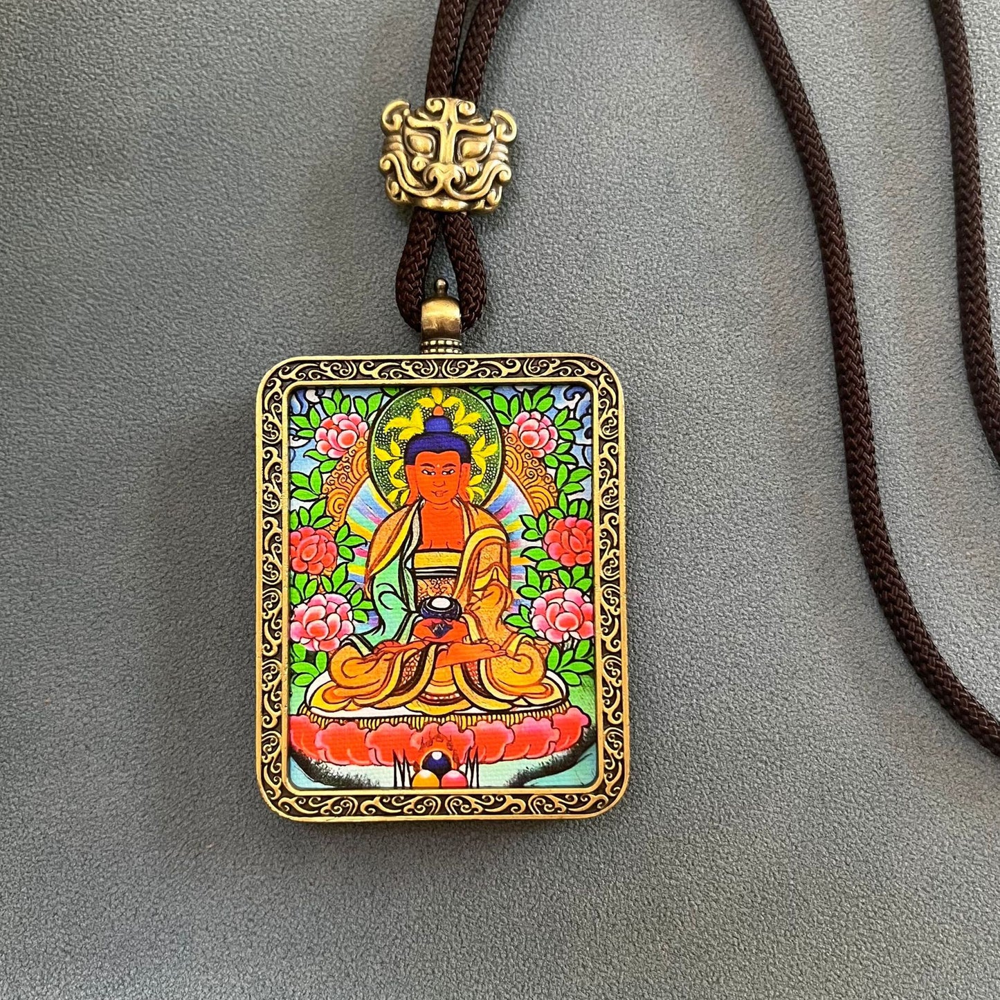 ZenHima Thangka Pendant Twelve Zodiac Eight Guardian Deities - ZENHIMA