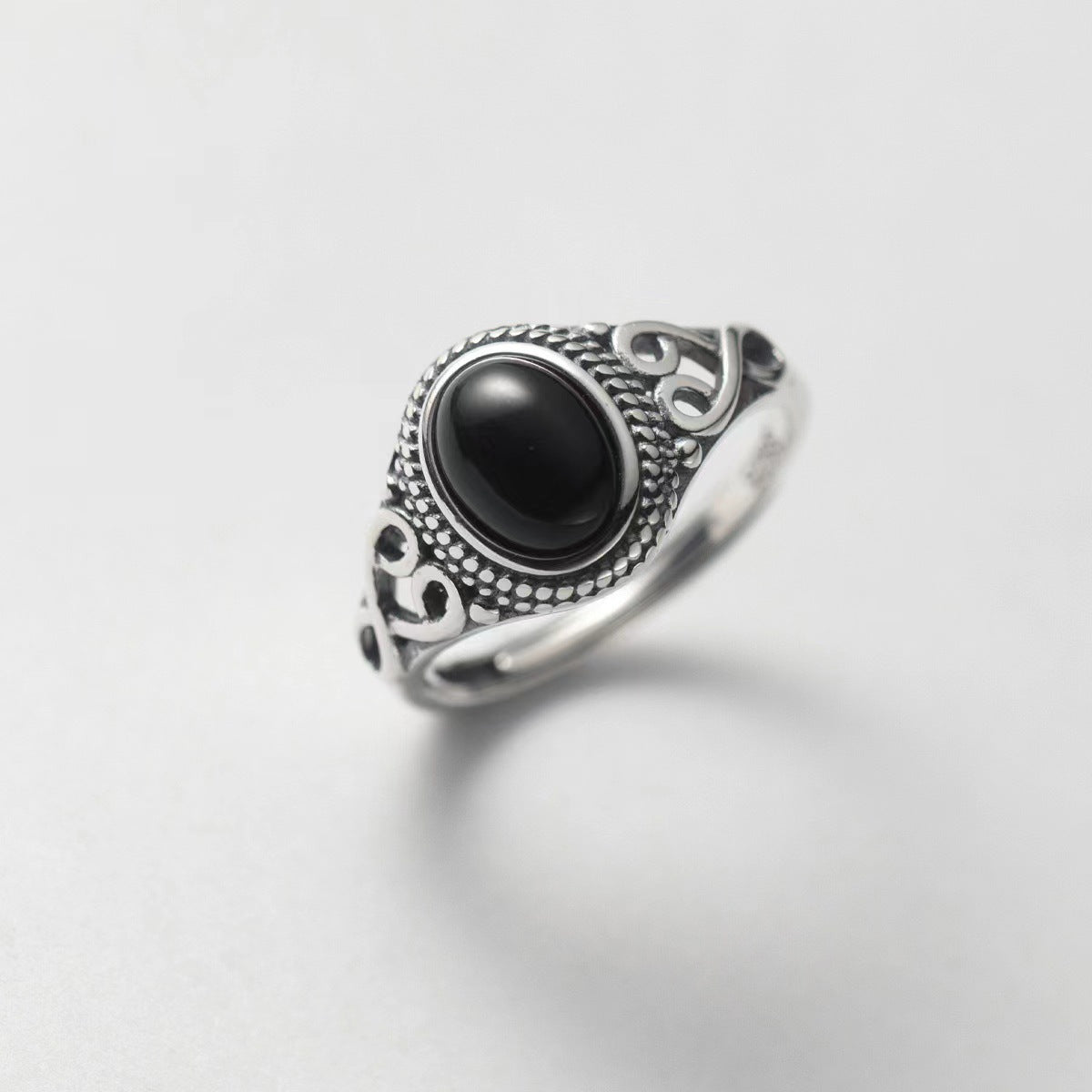 ZenHima 925 Sterling Silver Red Agate and Turquoise Adjustable Vintage Tibetan Ring - ZENHIMA