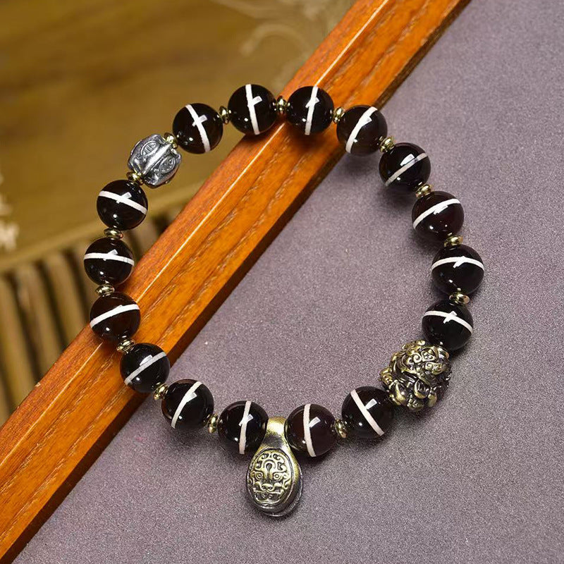 ZenHima Tibet's Natural Medicine Buddha Agate Bead Bracelet - ZENHIMA