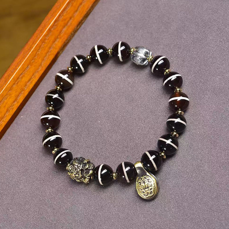 ZenHima Tibet's Natural Medicine Buddha Agate Bead Bracelet - ZENHIMA