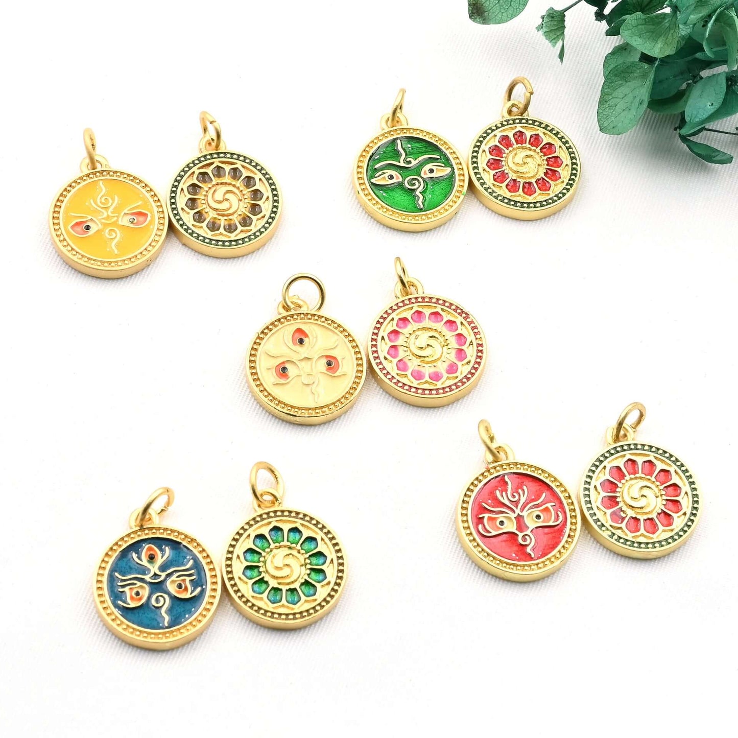 ZenHima Gold-tone Enamel - ZENHIMA