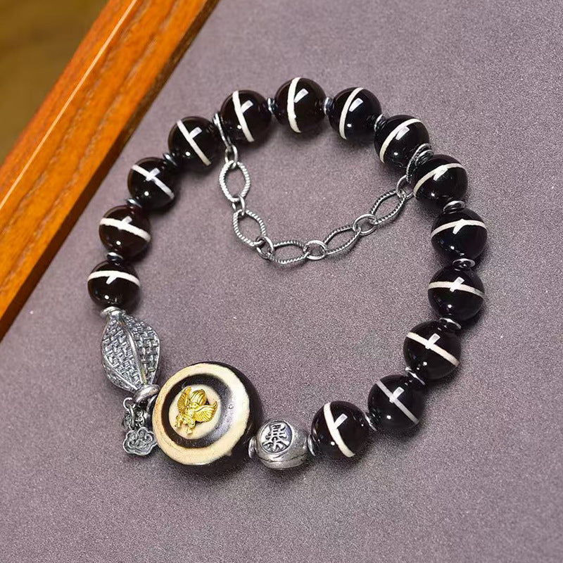 ZenHima Tibet's Natural Medicine Buddha Agate Bead Bracelet - ZENHIMA