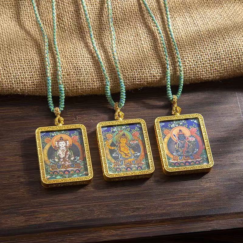 Thangka of the Eight Guardian Deities of the Chinese Zodiac - ZENHIMA