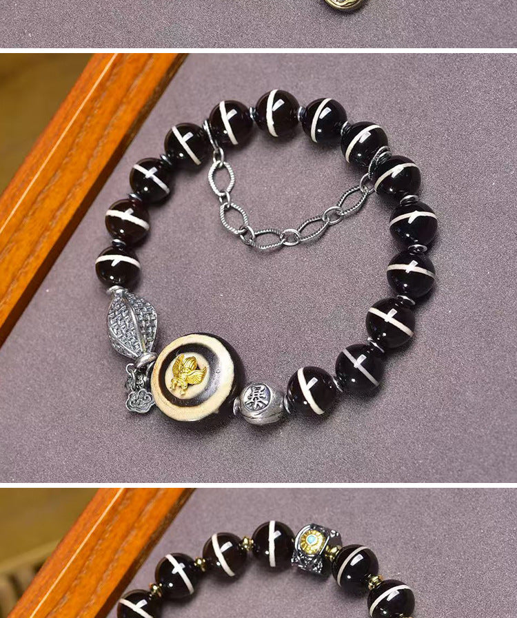 ZenHima Tibet's Natural Medicine Buddha Agate Bead Bracelet - ZENHIMA