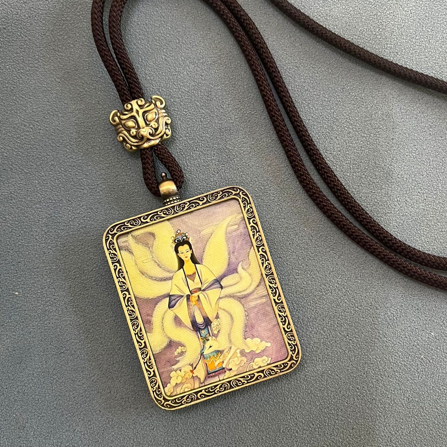 ZenHima Thangka Pendant Twelve Zodiac Eight Guardian Deities - ZENHIMA