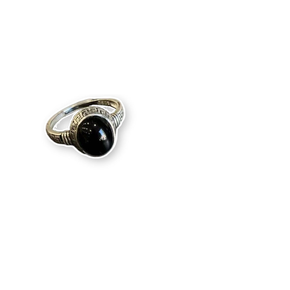 ZenHima Tibetan 925 Sterling Silver Adjustable Ring with Turquoise and Red Agate - ZENHIMA
