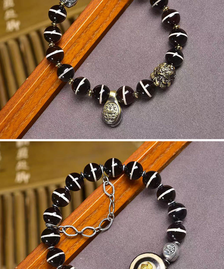 ZenHima Tibet's Natural Medicine Buddha Agate Bead Bracelet - ZENHIMA