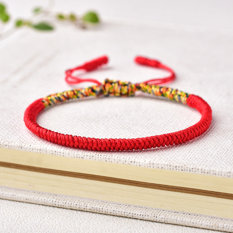 ZenHima Handwoven Tibetan Vajra Knot Bracelet – 9-Strand - ZENHIMA