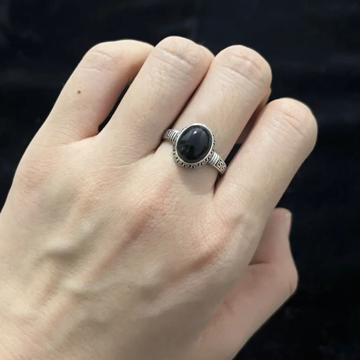 ZenHima Tibetan 925 Sterling Silver Adjustable Ring with Turquoise and Red Agate - ZENHIMA