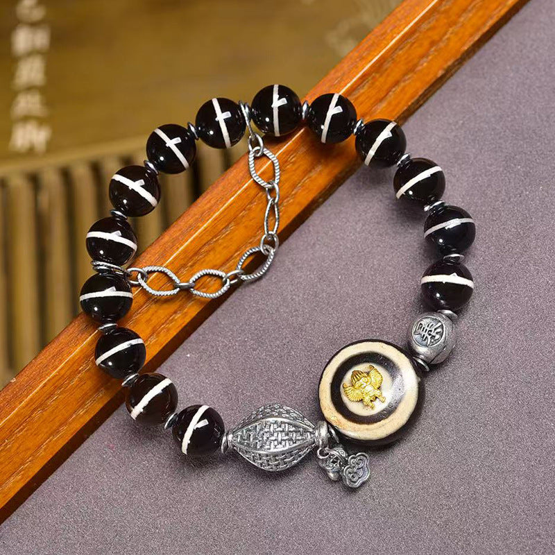 ZenHima Tibet's Natural Medicine Buddha Agate Bead Bracelet - ZENHIMA