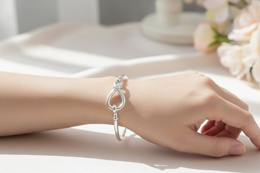 Pandora S925 Silver Symbolic Knot Bracelet – Mother’s Day Collection - ZENHIMA