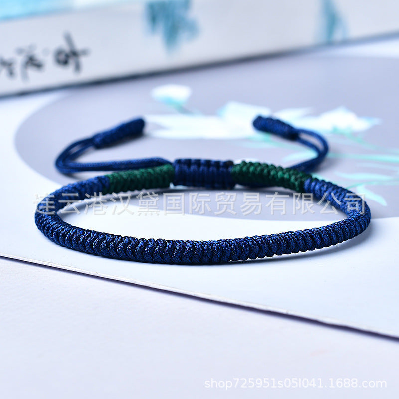 ZenHima Handwoven Tibetan Vajra Knot Bracelet – 9-Strand - ZENHIMA