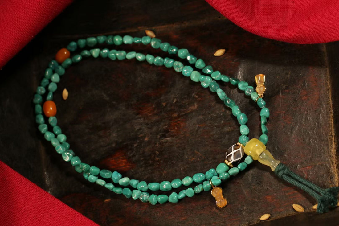Turquoise mala beads