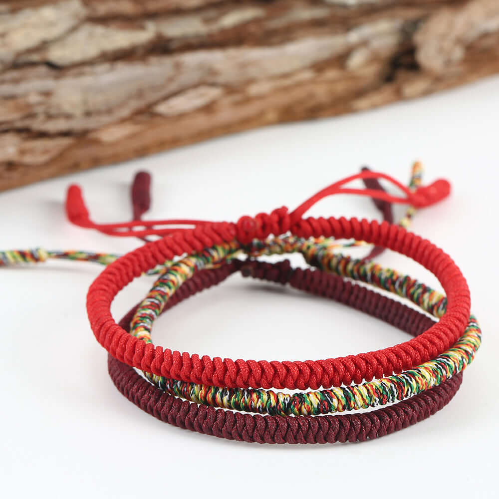 ZenHima Tibet's Hand-woven Vajra Knot Red String Bracelet - ZENHIMA