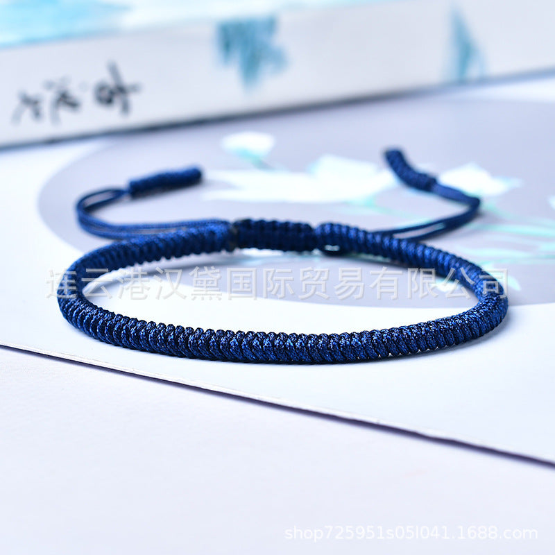 ZenHima Handwoven Tibetan Vajra Knot Bracelet – 9-Strand - ZENHIMA