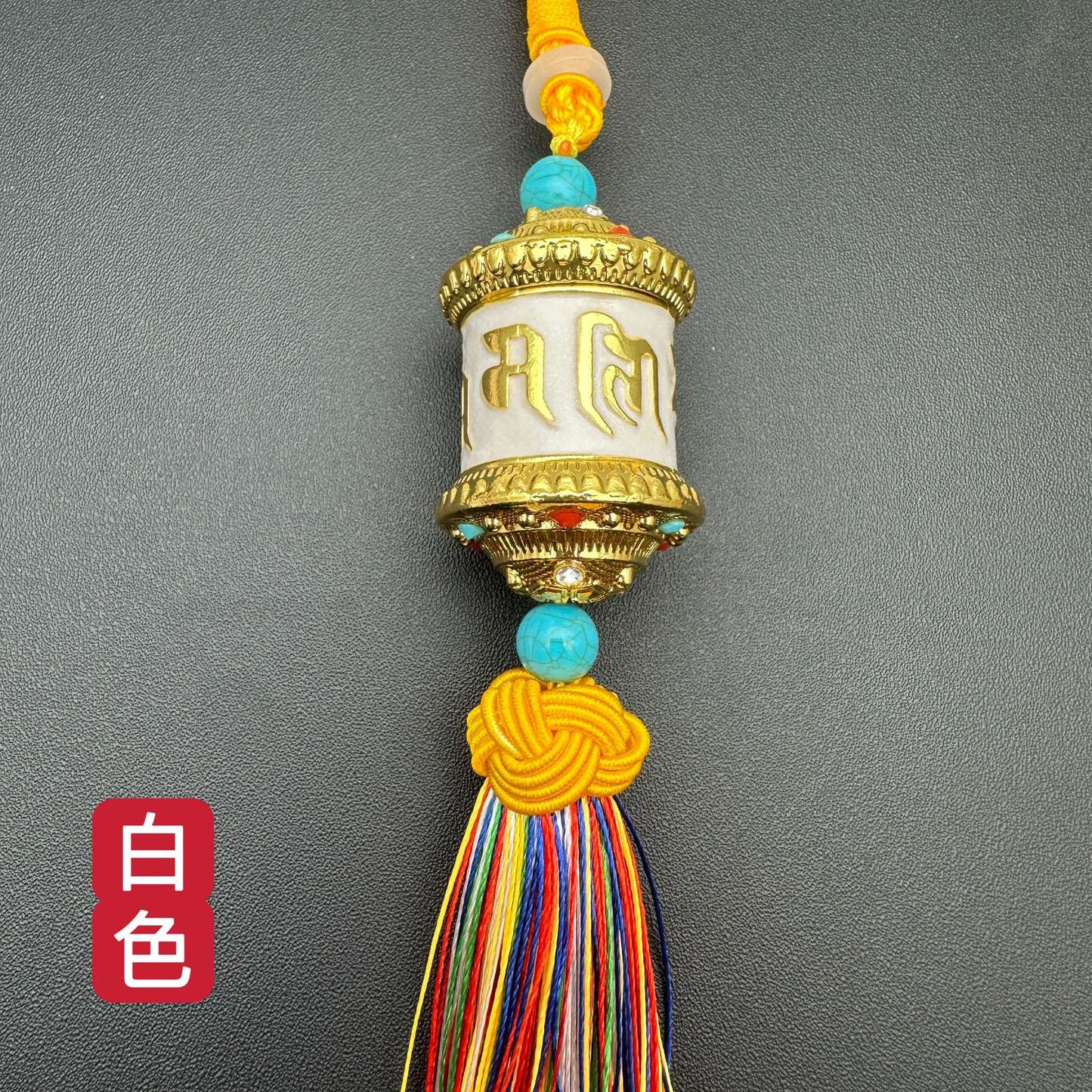 ZenHima Om Mani Padme Hum Bearing Prayer Wheel Pendant - ZENHIMA