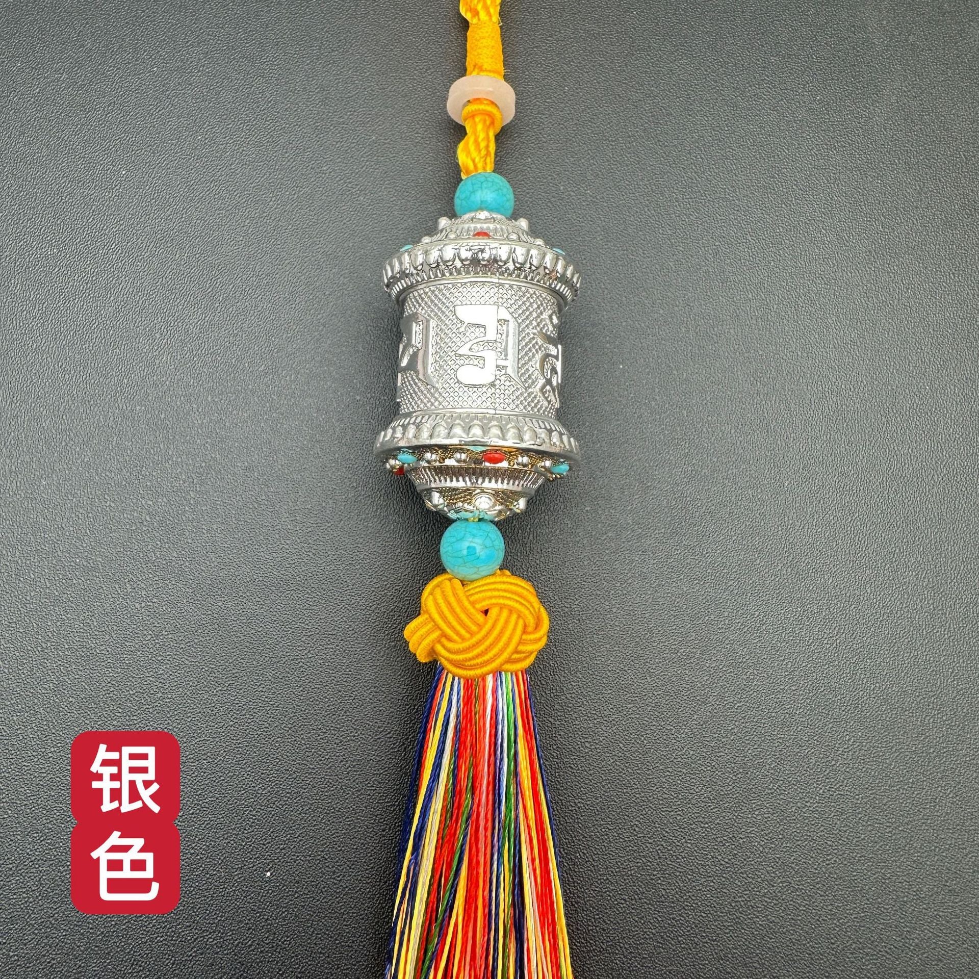 ZenHima Om Mani Padme Hum Bearing Prayer Wheel Pendant - ZENHIMA
