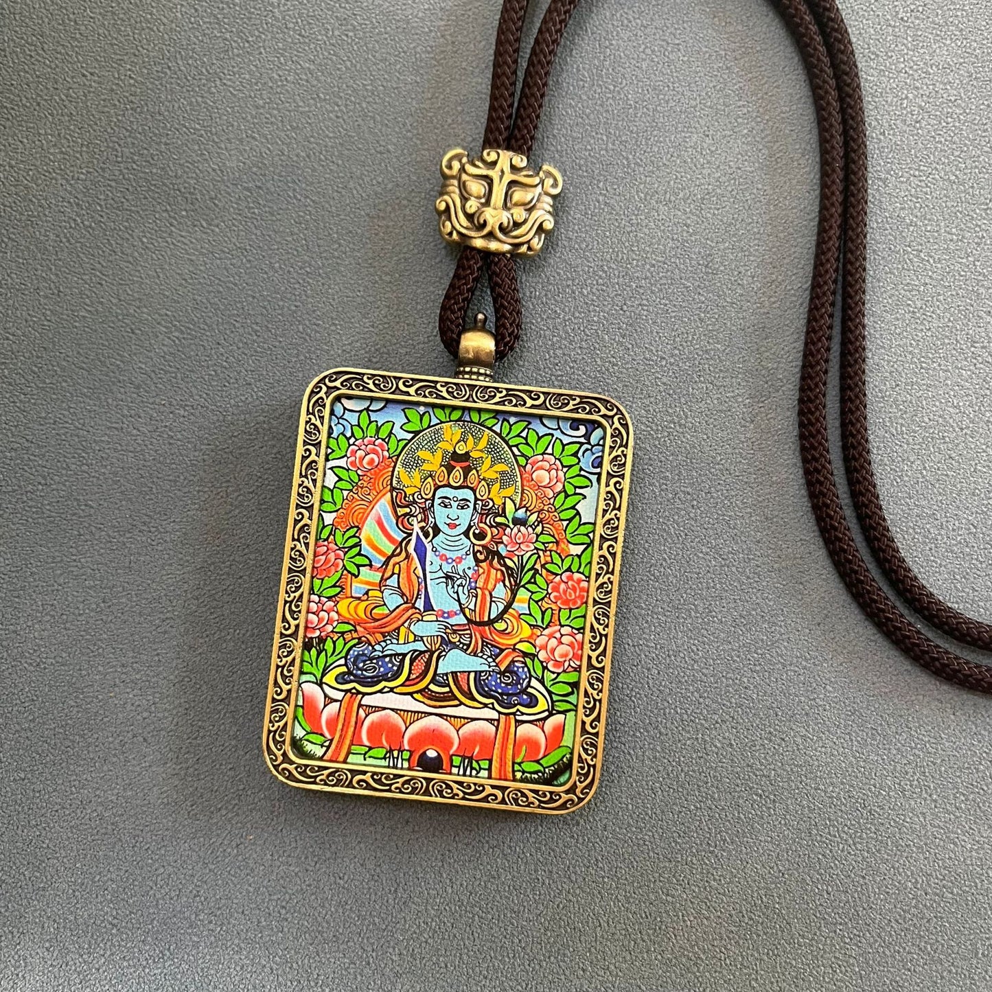 ZenHima Thangka Pendant Twelve Zodiac Eight Guardian Deities - ZENHIMA