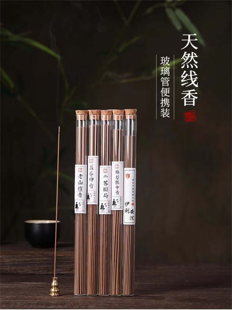 ZenHima Traditional Long Sandalwood & Agarwood Incense for Yoga & Home - ZENHIMA