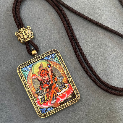 ZenHima Thangka Pendant Twelve Zodiac Eight Guardian Deities - ZENHIMA