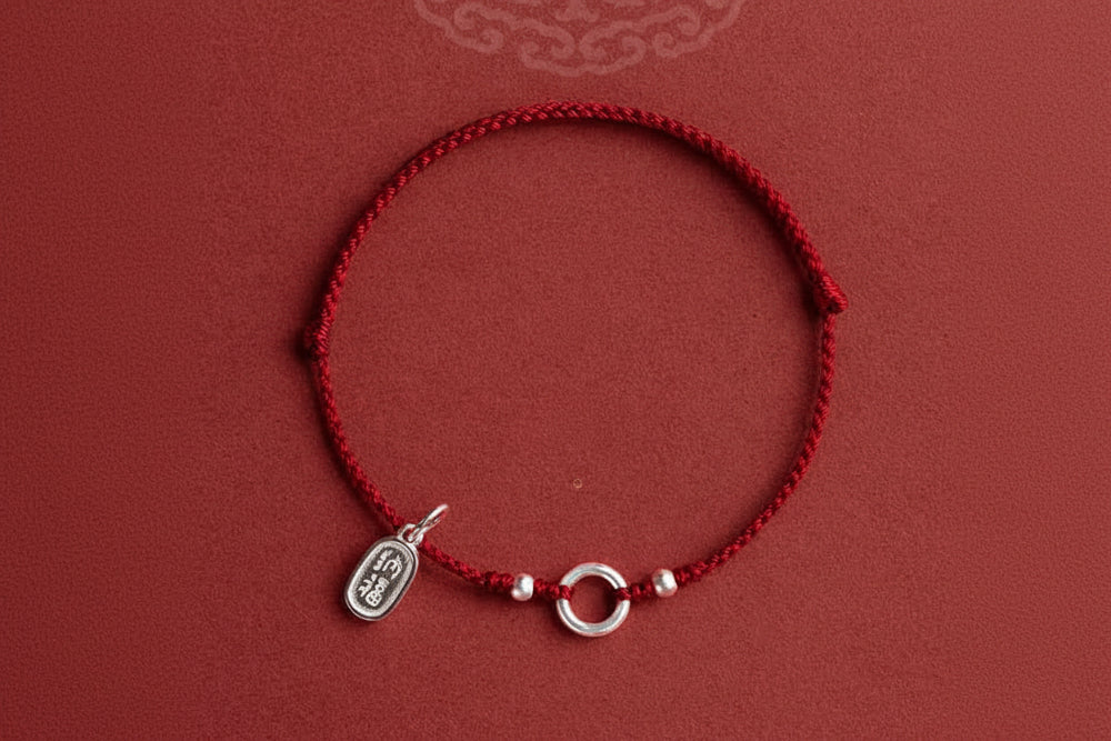 ZenHima 925 Sterling Silver Pi Disc Lucky Charm Bracelet