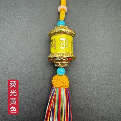 ZenHima Om Mani Padme Hum Bearing Prayer Wheel Pendant - ZENHIMA