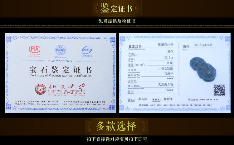 ZenHima Natural Obsidian Winged Pi Xiu Pendant - ZENHIMA