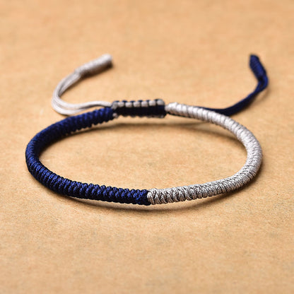 ZenHima Handwoven Tibetan Vajra Knot Bracelet – 9-Strand - ZENHIMA