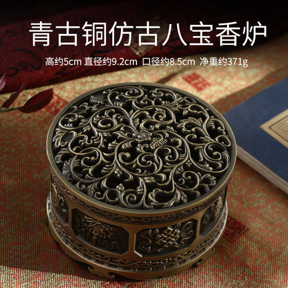 ZenHima Full-Metal Tibetan Incense Burner for Sandalwood & Agarwood - ZENHIMA
