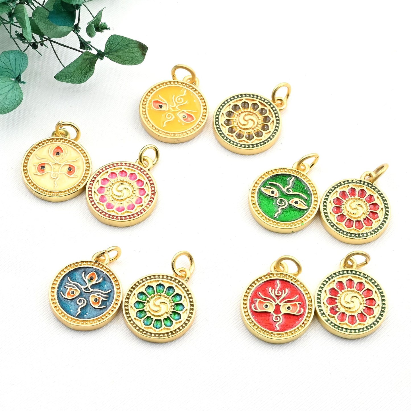 ZenHima Gold-tone Enamel - ZENHIMA