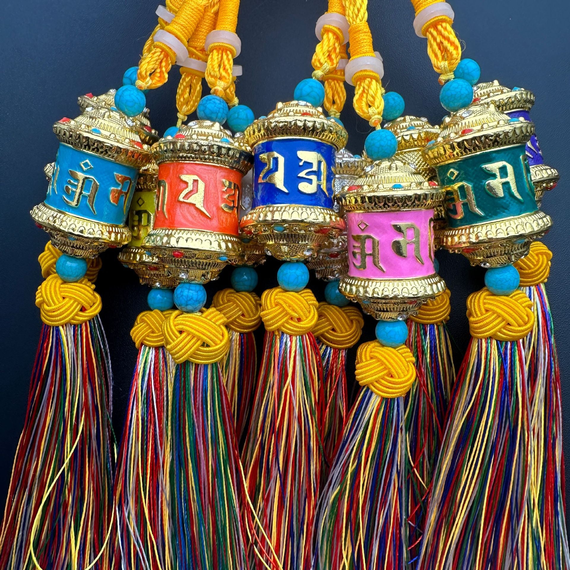 ZenHima Om Mani Padme Hum Bearing Prayer Wheel Pendant - ZENHIMA