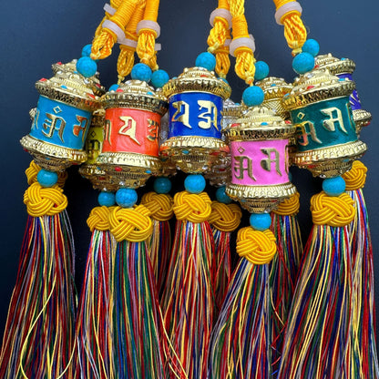 ZenHima Om Mani Padme Hum Bearing Prayer Wheel Pendant - ZENHIMA