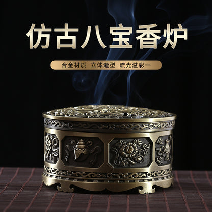 ZenHima Full-Metal Tibetan Incense Burner for Sandalwood & Agarwood - ZENHIMA