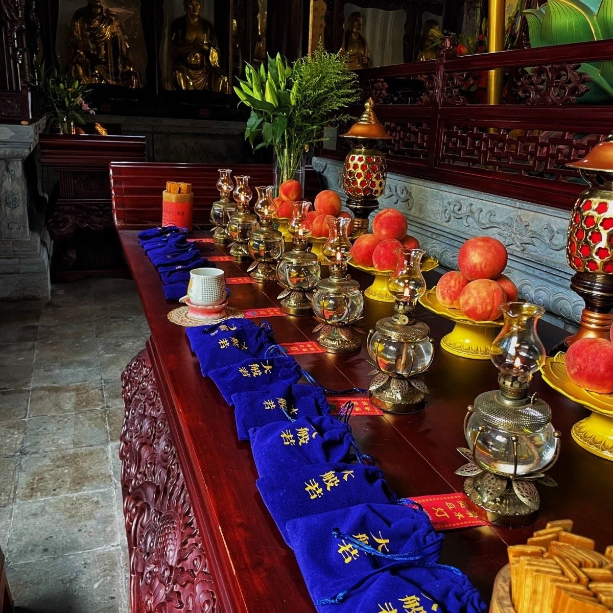 [ZenHima] The Great Prajna Temple 8mm * 108 Tibetan Buddhist Agarwood Prayer Beads(Meditation Mala) - ZENHIMA