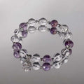 ZenHima Natural Amethyst Nine Purple Fire Bracelet - ZENHIMA