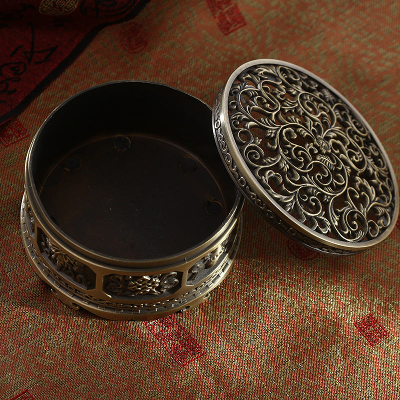 ZenHima Full-Metal Tibetan Incense Burner for Sandalwood & Agarwood - ZENHIMA
