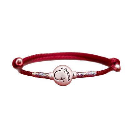 ZenHima Zodiac 999 Pure Silver Red String Bracelet - 2026 Horse Year Blessing Bracelet