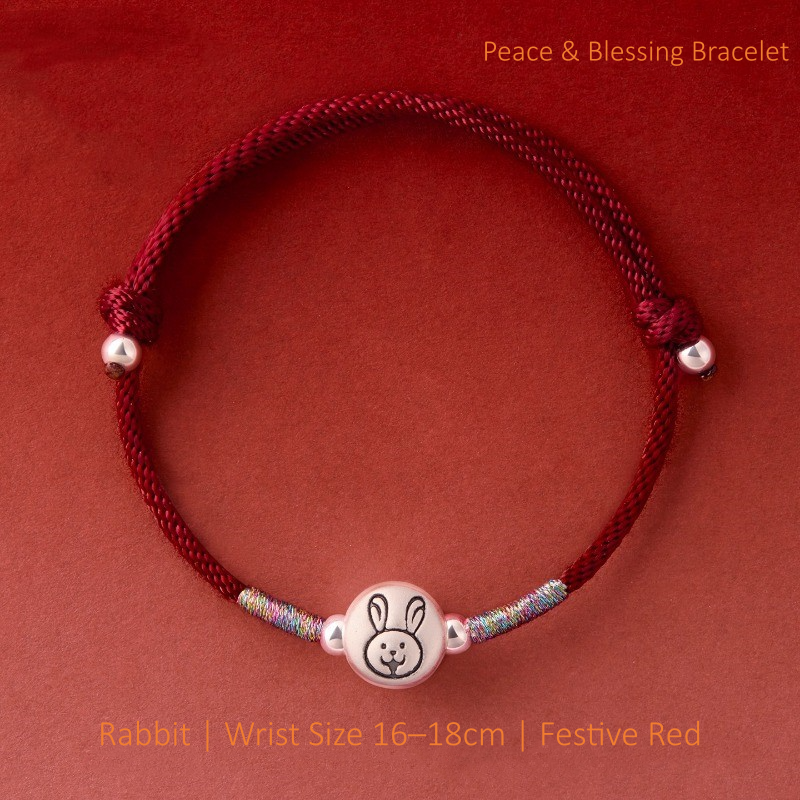 ZenHima Sternzeichen 999 Rein Silber Rotes Armband – 2026 Segensarmband Jahr des Pferdes