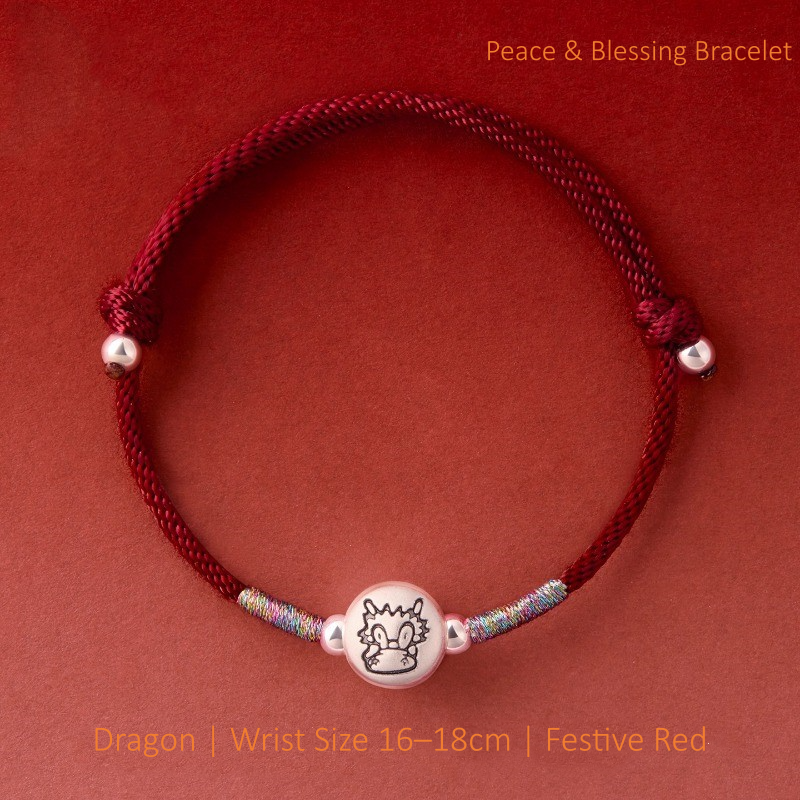 ZenHima Sternzeichen 999 Rein Silber Rotes Armband – 2026 Segensarmband Jahr des Pferdes