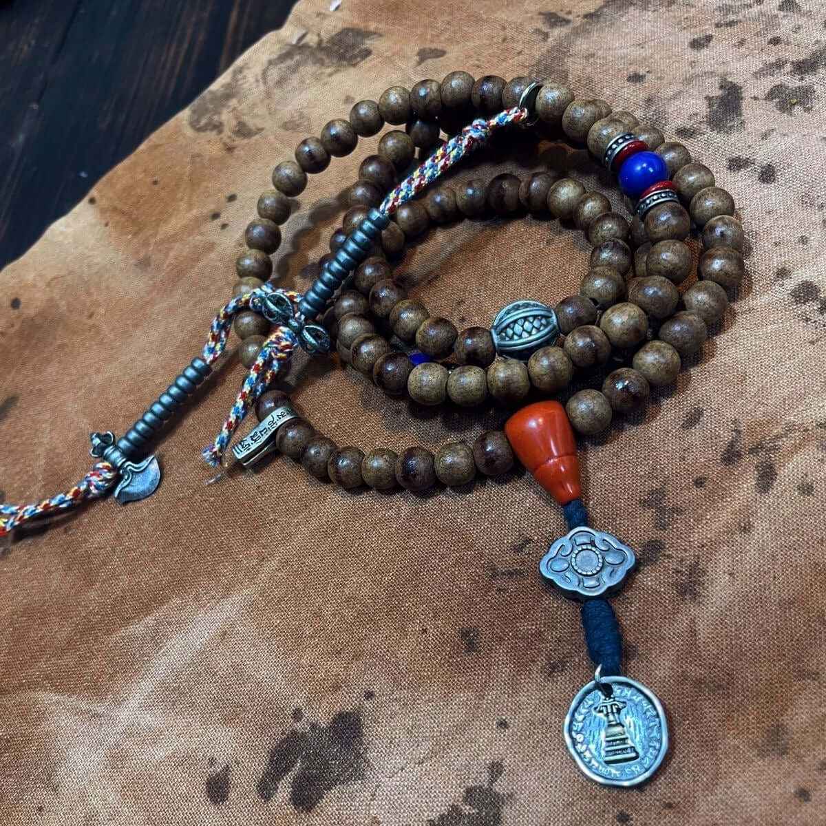 [ZenHima] The Great Prajna Temple 8mm * 108 Tibetan Buddhist Chinese Eaglewood Bracelet
